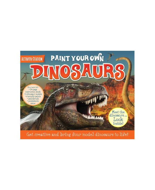 PAINT YOUR OWN DINOSAURS ACTIVITY STATION