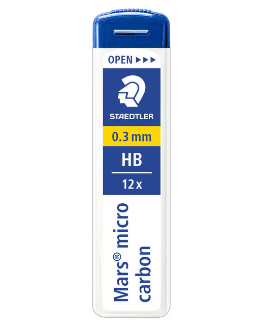 LEADS STAEDTLER MARS 0.3 MM HB PACK 12