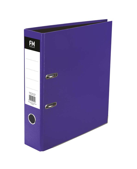 Lever Arch File Fm Vivid Passion A4 Purple