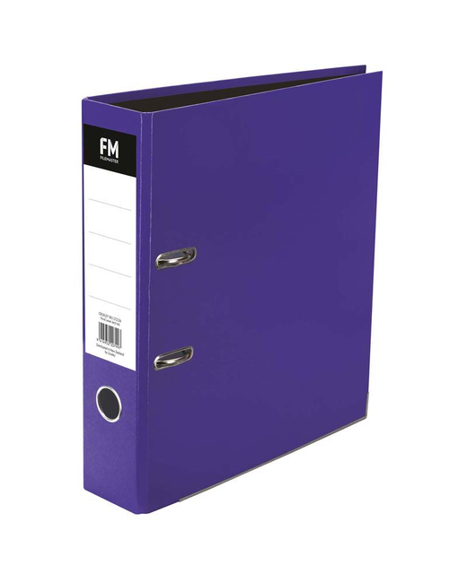 Lever Arch File Fm Vivid Passion A4 Purple