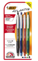 Pen Bic Atlantis Assorted 4Pack