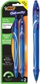 BIC Gel-ocity Gel Pens 0.7mm Blue Pack of 2