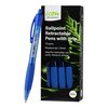 PEN ICON BLUE BALLPOINT RETRACTABLE WITH GRIP PACK OF 10