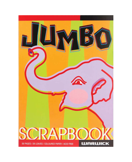 SCRAPBOOK WARWICK JUMBO COLOURED PAGES 28LF