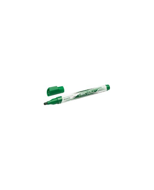 WHITEBOARD MARKER BIC VELLEDA BULLET TIP GREEN MEDIUM