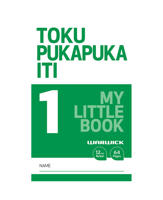 Warwick My Little Book 12mm Ruled 64 Page Bilingual