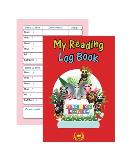 GT My Reading Log Junior Red