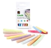 Chalk Ec Coloured Dustless 12 Pack