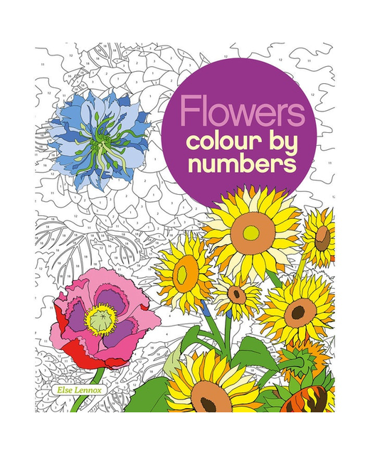 Colour By Numbers Flowers