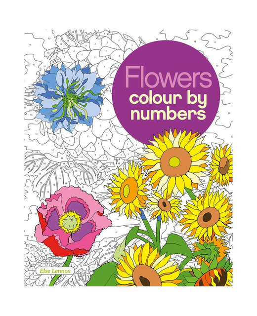 Colour By Numbers Flowers