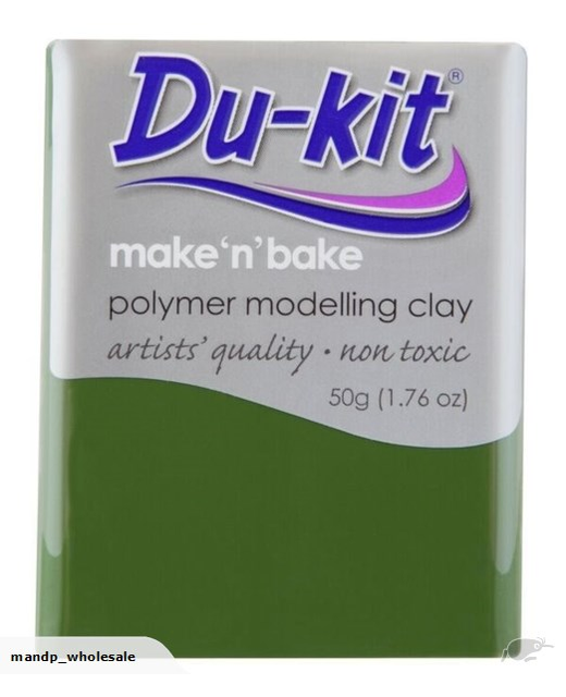 DU KIT OVEN BAKE POLYMER CLAY 50G LEAF GREEN