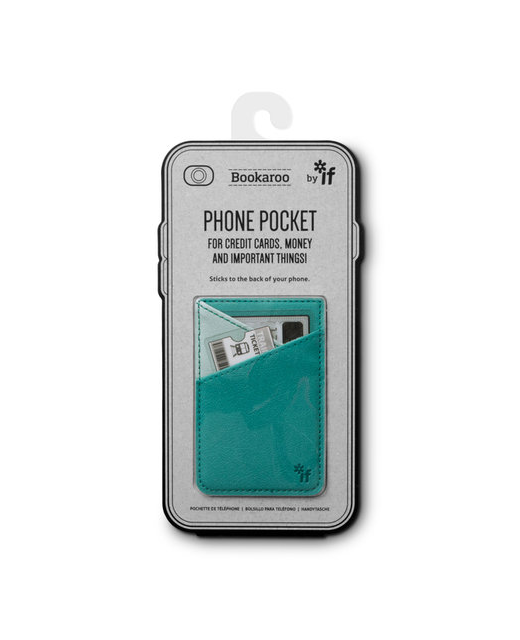 BOOKAROO PHONE POCKET TURQUOISE