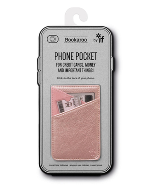 BOOKAROO PHONE POCKET ROSE GOLD