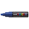 UNI POSCA MARKER 8.0MM CHISEL BLUE