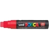 UNI POSCA 15MM MARKER BROAD CHISEL RED