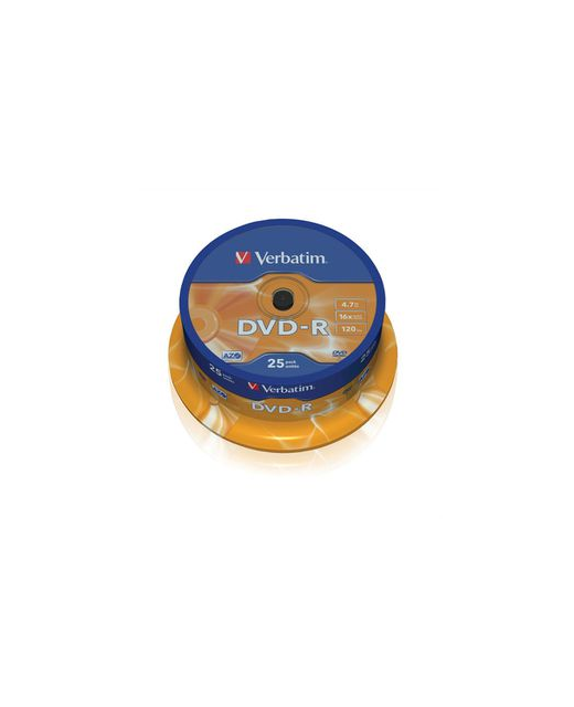 DVD-R VERBATIM 4.7GB SPINDLER 25 PK 