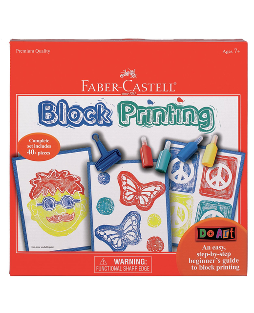 DO ART BLOCK PRINTING FABER CASTELL