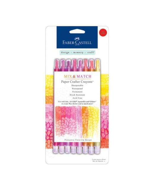 PAPER CRAFTER FABER CRAYONS RED & YELLOW