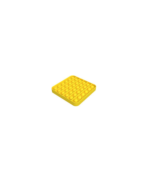 POP IT FIDGET TOY YELLOW SQUARE