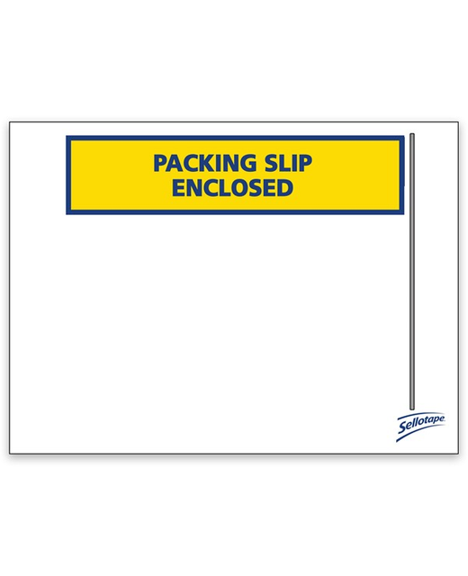 SELLOTAPE LABELOPES PACKING SLIP 115X155MM 100PK