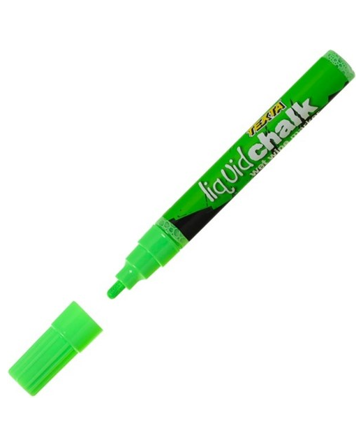 TEXTA LIQUID CHALK WET WIPE MARKER 4.5mm GREEN
