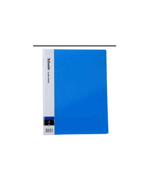 Esselte Clear Book File A4 40 Page Blue