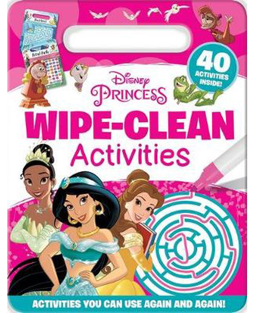 Disney Princess Wipe-Clean Activity Book
