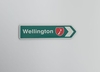 ROAD SIGN MAGNET WELLINGTON