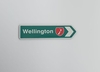 ROAD SIGN MAGNET WELLINGTON