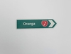 ROAD SIGN MAGNET ORANGA