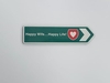ROAD SIGN MAGNET HAPPY WIFE HAPPY LIFE