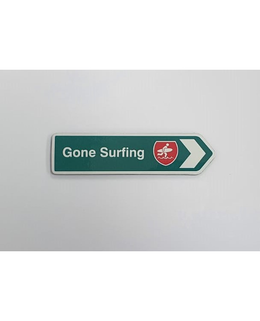 ROAD SIGN MAGNET GONE SURFING