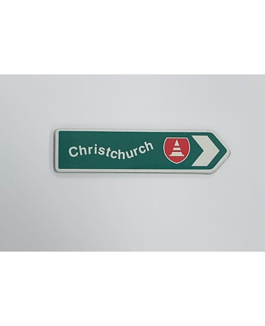 ROAD SIGN MAGNET CHRISTCHURCH