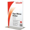 SIGN N MENU HOLDER ESSELTE 2 SIDED PORT A4