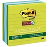 POST IT RECYCLED SUPER STICKY LINED NOTES 675  BORA BORA 6 PACK