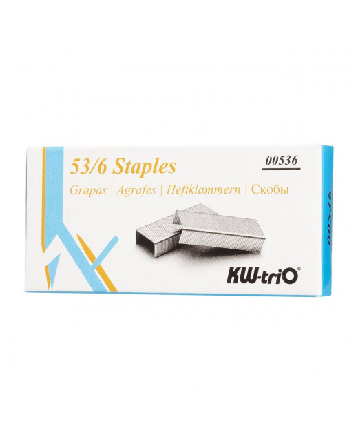 STAPLES KW TRIO 53/6 BOX OF 1200