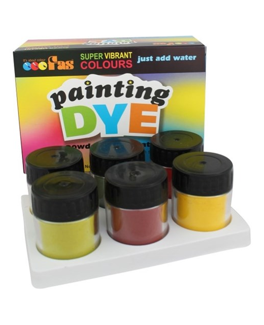 FAS DYE ASSORTED COLOURS PACK OF 6