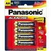 PANASONIC ALKALINE AA 4PK BATTERIES