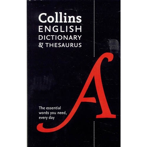 COLLINS ENGLISH DICTIONARY AND THESAURUS BooksEducational Onehunga