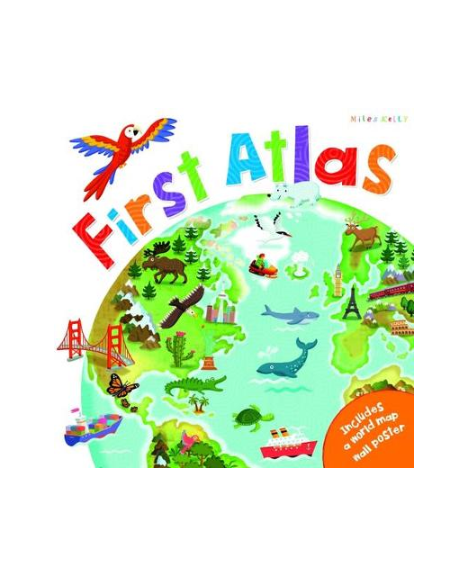 First Atlas Children Books Educational Onehunga Books And Stationery