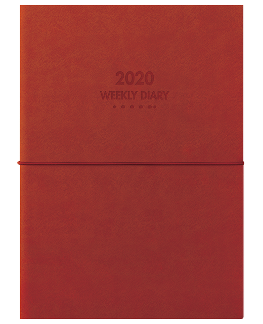 DIARY 2020 COLLINS A5 DUAL WTV DIARY/NOTES RED