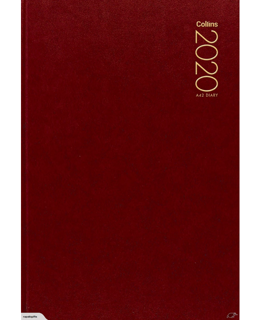 DIARY 2020 COLLINS A42 2DTP RED