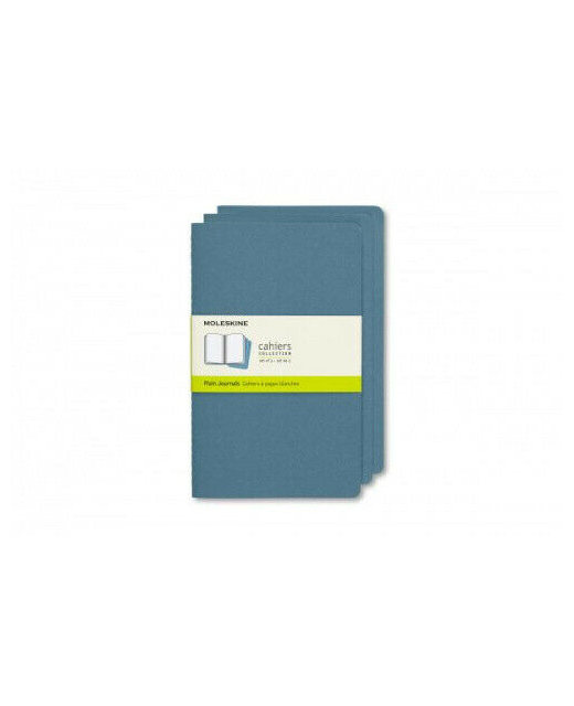 MOLESKINE CASHIERS JOURNALS LARGE PLAIN BLUE