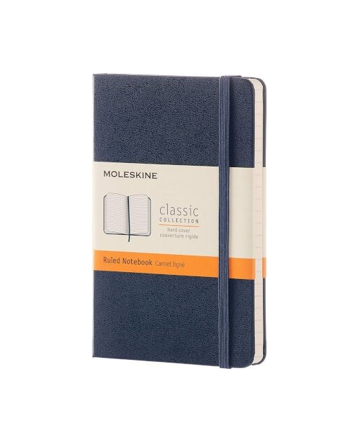 MOLESKINE CLASSIC NOTEBOOK RULED HARDBACK BLUE