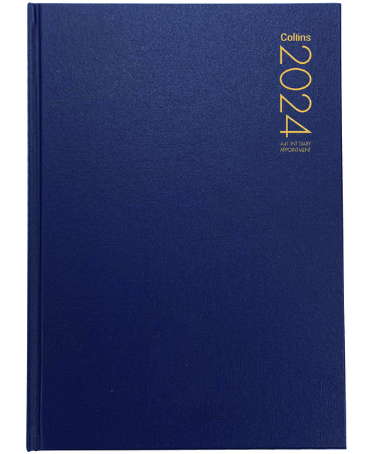 DIARY 2024 Collins A4 Interleaved Appointment Diary Even Year